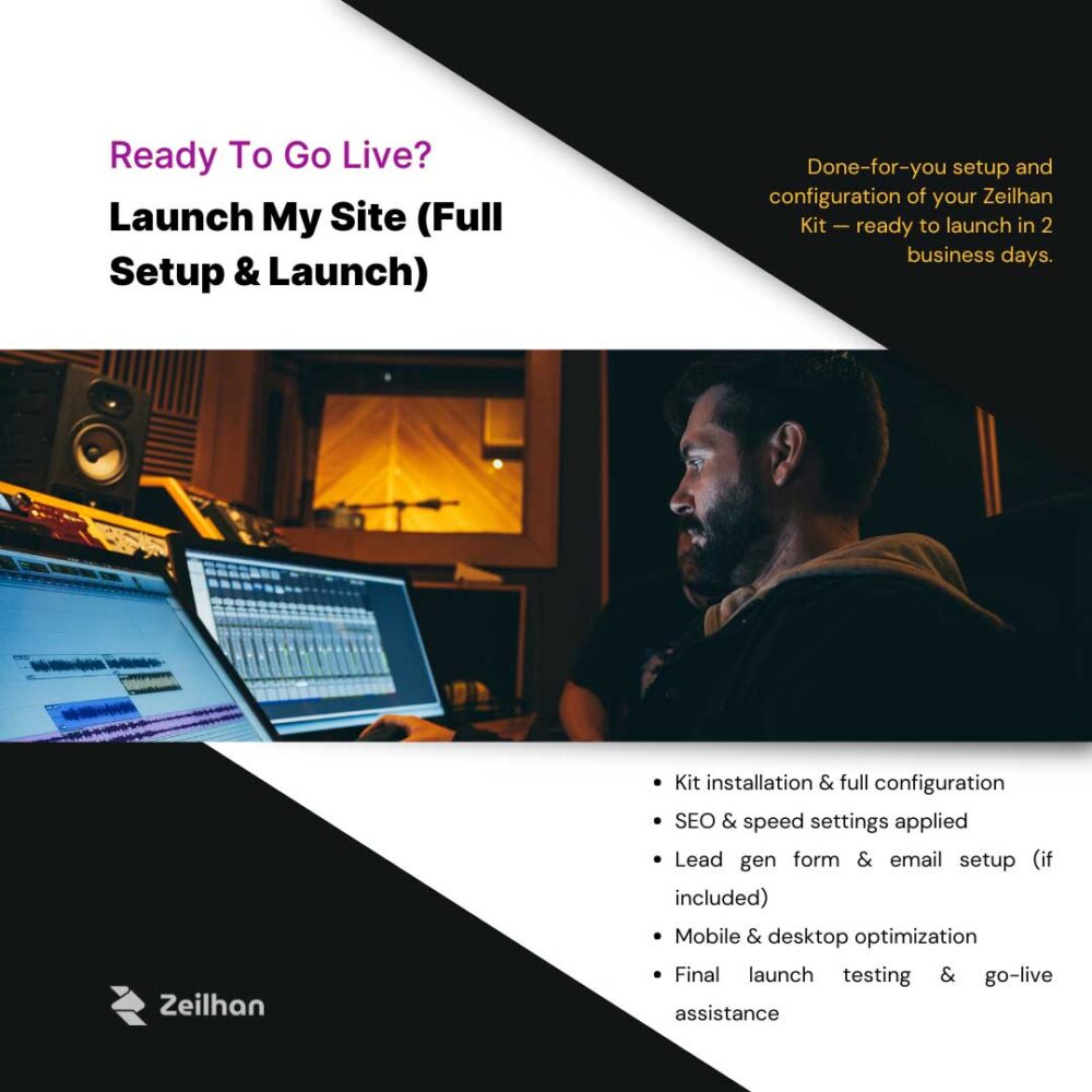 Launch My Site (Full Setup & Launch)
