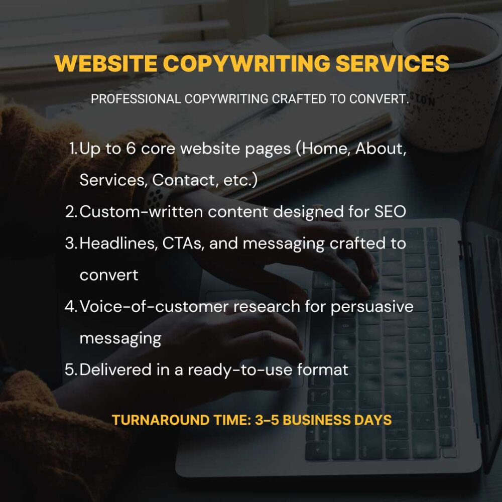 Website Copywriting Services