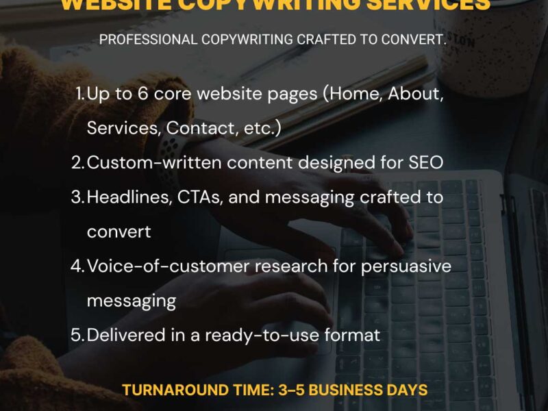 Website Copywriting Services